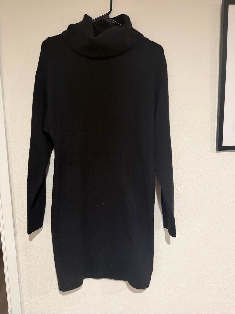 Express Black Turtleneck Sweater Dress